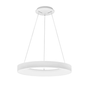 Lampa wisząca ring - ściemniacz triac Surdo Thin 60cm LED 4000K biała