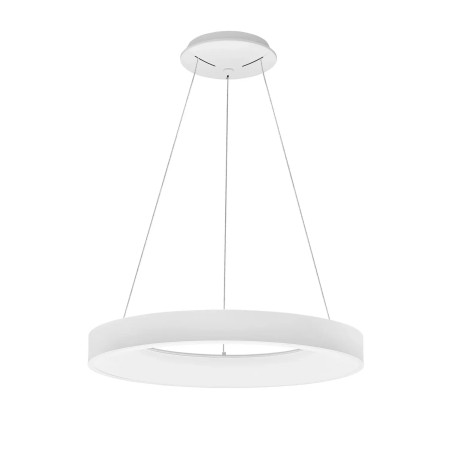 Lampa wisząca ring - ściemniacz triac Surdo Thin 60cm LED 4000K biała
