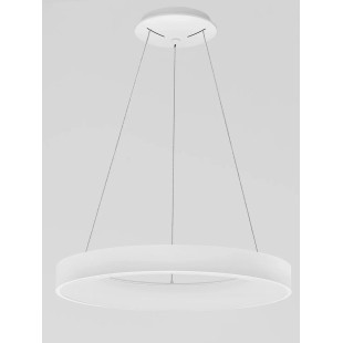 Lampa wisząca ring - ściemniacz triac Surdo Thin 60cm LED 4000K biała