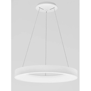 Lampa wisząca ring - ściemniacz triac Surdo Thin 60cm LED 4000K biała