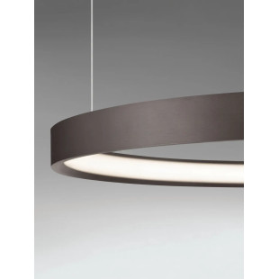 Lampa wisząca ring - ściemniacz triac Atmoso 60cm LED 3000K szczotkowany brąz