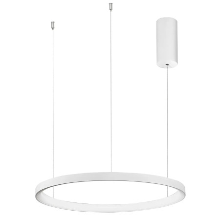 Lampa wisząca ring - ściemniacz triac Tirafi 48cm LED 3000K biała