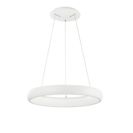 Lampa wisząca okrągła ring - ściemniacz triac Calda 41cm LED 3000K biała