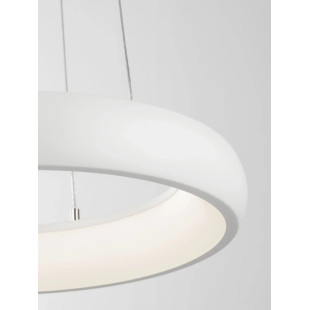 Lampa wisząca okrągła ring - ściemniacz triac Calda 41cm LED 3000K biała