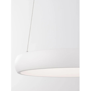 Lampa wisząca okrągła ring - ściemniacz triac Calda 41cm LED 3000K biała