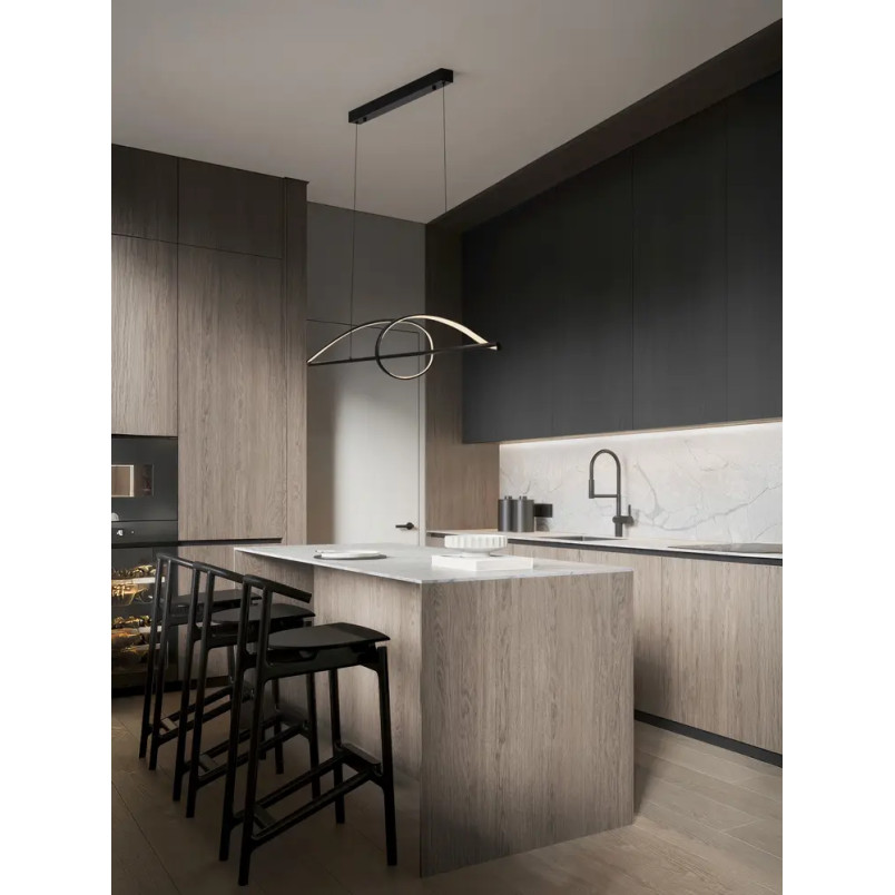 Lampa wisząca nowoczesna ze ściemniaczem triac Frusci 120cm LED 3000K