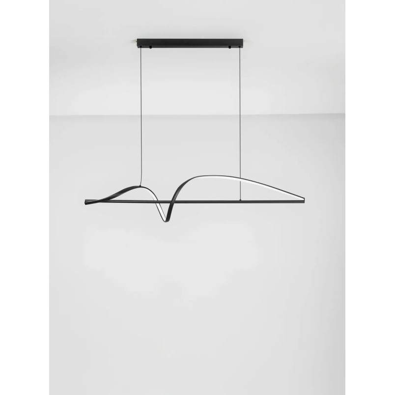 Lampa wisząca nowoczesna ze ściemniaczem triac Frusci 120cm LED 3000K