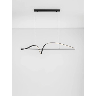 Lampa wisząca nowoczesna ze ściemniaczem triac Frusci 120cm LED 3000K