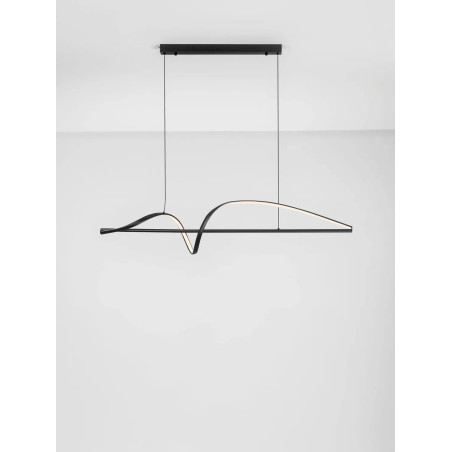 Lampa wisząca nowoczesna ze ściemniaczem triac Frusci 120cm LED 3000K