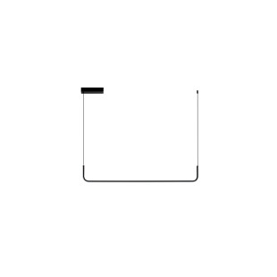 Lampa wisząca liniowa minimalistyczna Chiaro 150cm LED 3200K czarna