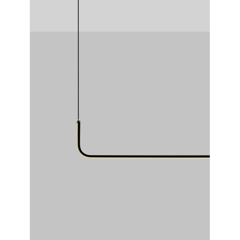 Lampa wisząca liniowa minimalistyczna Chiaro 150cm LED 3200K czarna