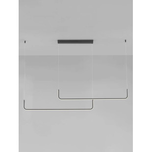 Lampa wisząca liniowa ściemniana Chiaro II 150cm LED 3200K czarna