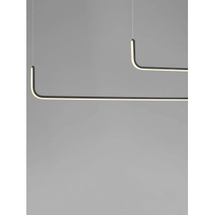 Lampa wisząca liniowa ściemniana Chiaro II 150cm LED 3200K czarna