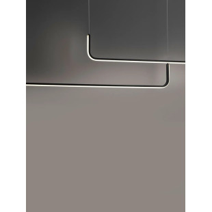 Lampa wisząca liniowa ściemniana Chiaro II 150cm LED 3200K czarna