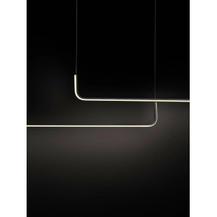 Lampa wisząca liniowa ściemniana Chiaro II 150cm LED 3200K czarna