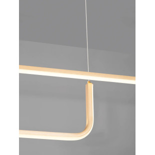 Lampa wisząca liniowa ściemniana Chiaro II 150cm LED 3200K szczotkowane złoto