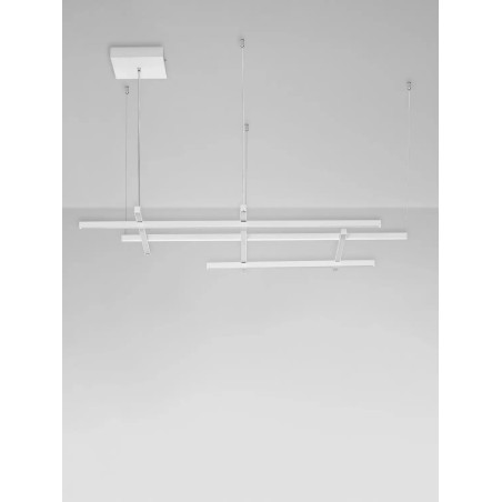 Lampa wisząca nowoczesna ze ściemniaczem triac Terzzo 102cm LED3000K biała