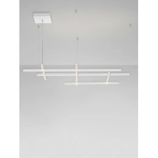 Lampa wisząca nowoczesna ze ściemniaczem triac Terzzo 102cm LED3000K biała