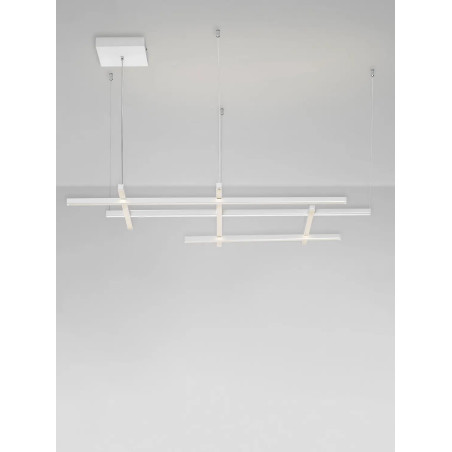 Lampa wisząca nowoczesna ze ściemniaczem triac Terzzo 102cm LED3000K biała