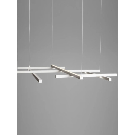 Lampa wisząca nowoczesna ze ściemniaczem triac Terzzo 102cm LED3000K biała