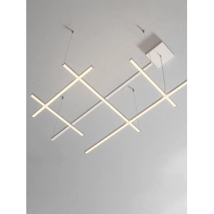 Lampa wisząca nowoczesna ze ściemniaczem triac Terzzo 102cm LED3000K biała