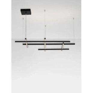 Lampa wisząca nowoczesna ze ściemniaczem triac Terzzo 102cm LED3000K czarna