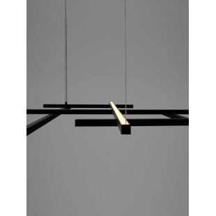 Lampa wisząca nowoczesna ze ściemniaczem triac Terzzo 102cm LED3000K czarna