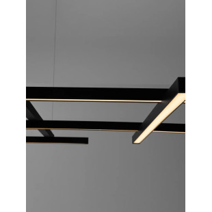 Lampa wisząca nowoczesna ze ściemniaczem triac Terzzo 102cm LED3000K czarna