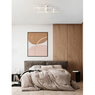 Plafon nowoczesny ze ściemniaczem triac Terzzo 58cm LED 3000K biały