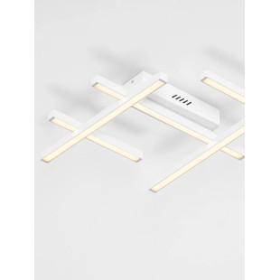 Plafon nowoczesny ze ściemniaczem triac Terzzo 58cm LED 3000K biały