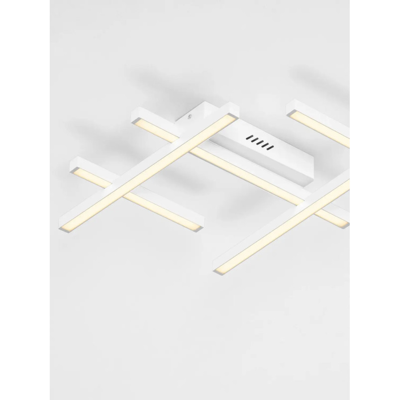 Plafon nowoczesny ze ściemniaczem triac Terzzo 58cm LED 3000K biały