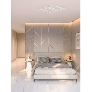 Plafon nowoczesny ze ściemniaczem triac Terzzo 80cm LED 3000K biały