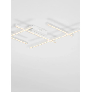 Plafon nowoczesny ze ściemniaczem triac Terzzo 80cm LED 3000K biały