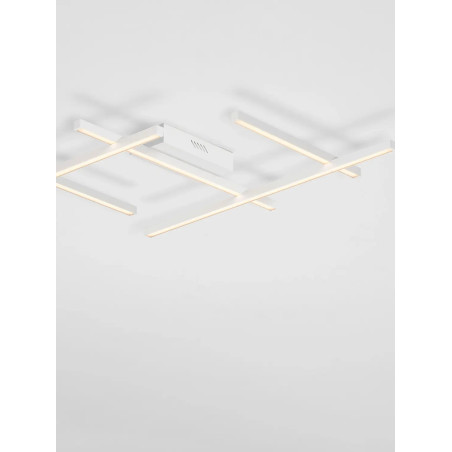 Plafon nowoczesny ze ściemniaczem triac Terzzo 80cm LED 3000K biały