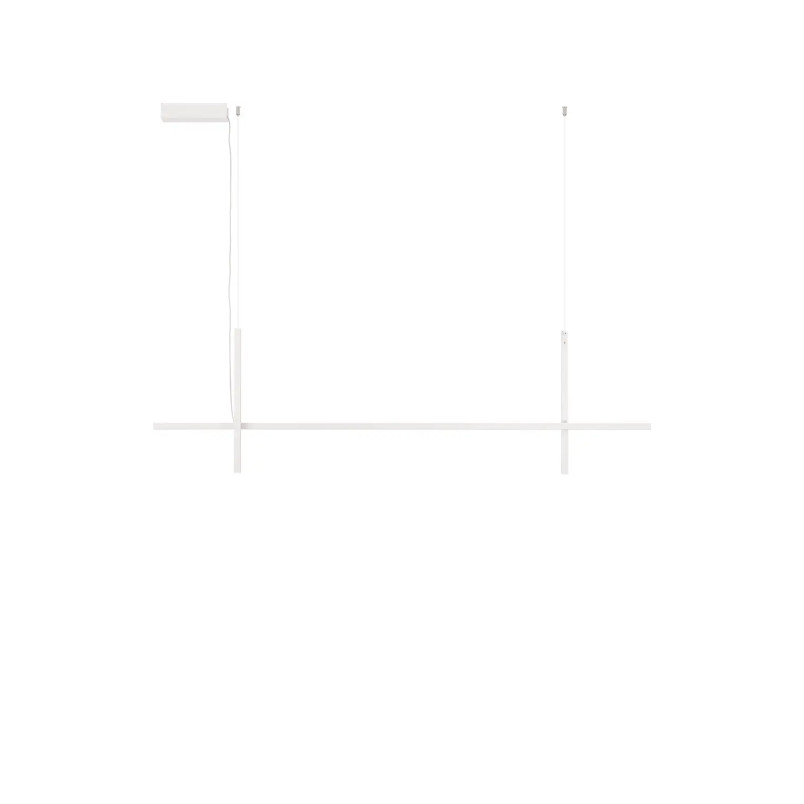 Lampa wisząca podłużna minimalistyczna Enzano 152cm LED 3000K biała