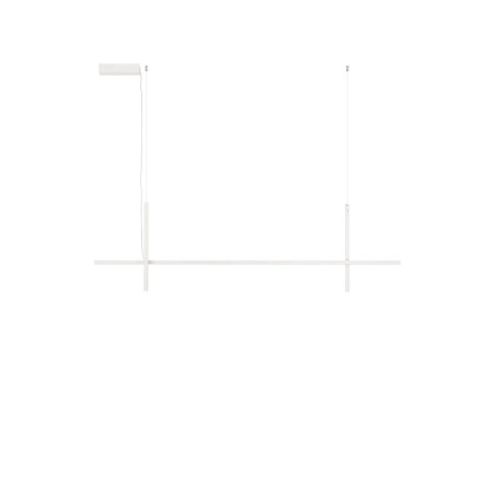 Lampa wisząca podłużna minimalistyczna Enzano 152cm LED 3000K biała