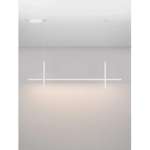 Lampa wisząca podłużna minimalistyczna Enzano 152cm LED 3000K biała