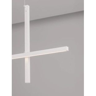 Lampa wisząca podłużna minimalistyczna Enzano 152cm LED 3000K biała