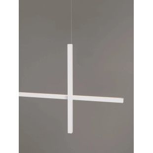 Lampa wisząca podłużna minimalistyczna Enzano 152cm LED 3000K biała
