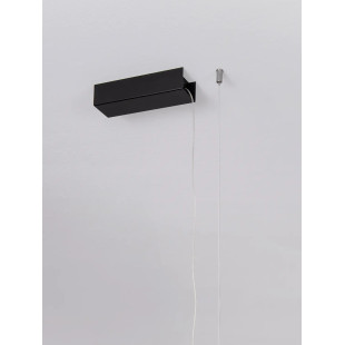Lampa wisząca podłużna minimalistyczna Enzano 152cm LED 3000K czarna