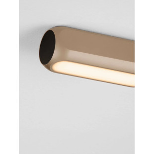 Plafon modern o organicznym kształcie - ściemniany Tulli LED 3000K beżowe złoto