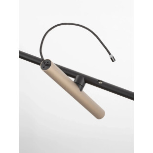 Reflektor sufitowy 4 punktowy z magnetycznymi reflektorkami Fodico LED 3000K 150cm czarny / szampański