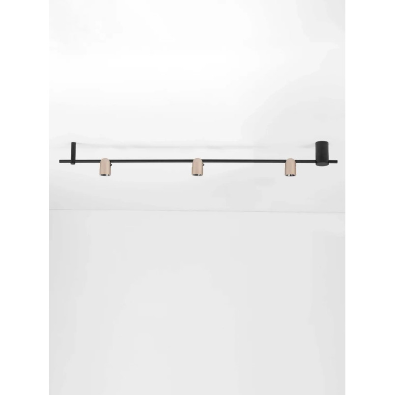 Reflektor sufitowy 3 punktowy Arola 150cm LED 3000K beżowe złoto