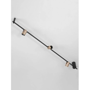 Reflektor sufitowy 3 punktowy Arola 150cm LED 3000K beżowe złoto