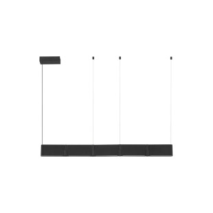 Lampa wisząca podłużna regulowana Torro 124cm LED 3000K czarna
