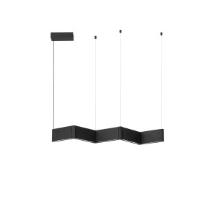 Lampa wisząca podłużna regulowana Torro 124cm LED 3000K czarna