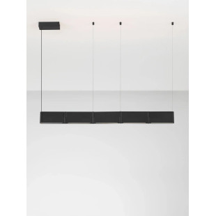 Lampa wisząca podłużna regulowana Torro 124cm LED 3000K czarna