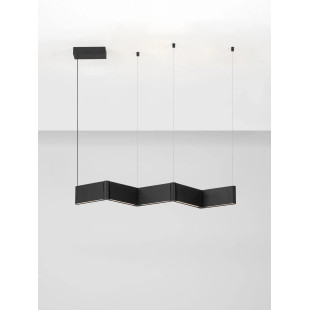 Lampa wisząca podłużna regulowana Torro 124cm LED 3000K czarna