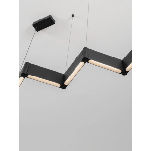 Lampa wisząca podłużna regulowana Torro 124cm LED 3000K czarna