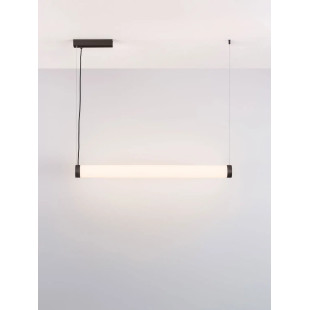 Lampa wisząca tuba podłużna ze ściemniaczem triac Fonto 98,5cm LED 3000K czarna